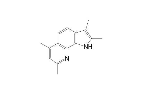 1H-Pyrrolo[3,2-H]quinoline, 2,3,6,8-tetramethyl-
