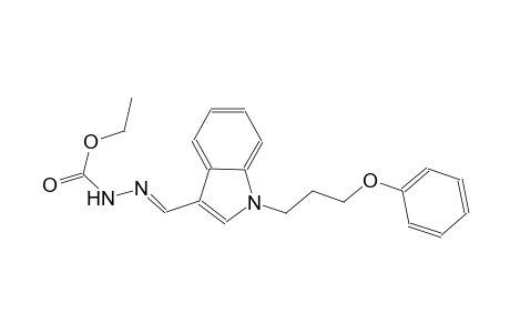 ethyl (2E)-2-{[1-(3-phenoxypropyl)-1H-indol-3-yl]methylene}hydrazinecarboxylate