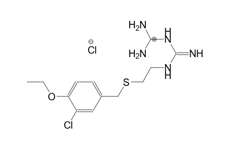amino(3-(2-((3-chloro-4-ethoxybenzyl)thio)ethyl)guanidino)methaniminium chloride