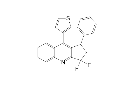 3,3-Difluoro-1-phenyl-9-(thiophen-3-yl)-2,3-dihydro-1H-cyclopenta[b]quinoline