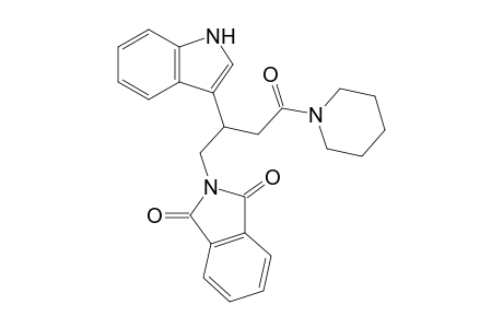 2-[2'-(1H-Indol-3''-yl)-4'-oxo-4'-(piperidin-1"'-yl)butyl]-isoindole-1,3-dione