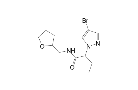 2-(4-bromo-1H-pyrazol-1-yl)-N-(tetrahydro-2-furanylmethyl)butanamide