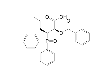 (2R*,3S*)-2-Benzoyloxy-3-diphenylphosphinoylheptanoic acid