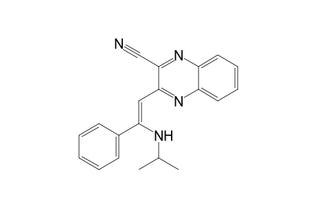 (Z)-3-(2-(Isopropylamino)-2-phenylvinyl)quinoxaline-2-carbonitrile
