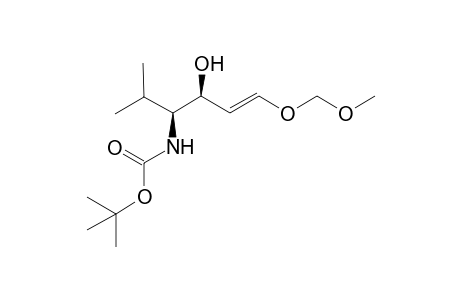 1-Methoxymethoxy-4-(isopropyl)-4-(tert-butoxycarbonylamido)buten-3-ol