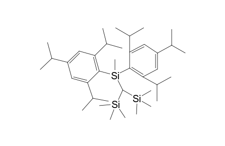 Methylbis(2,4,6-triisopropylphenyl)[bis(trimethylsilyl)methyl]silane