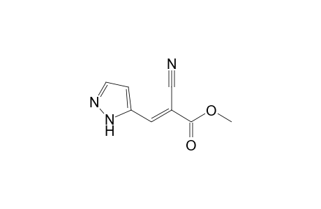 (E)-2-cyano-3-(1H-pyrazol-5-yl)-2-propenoic acid methyl ester