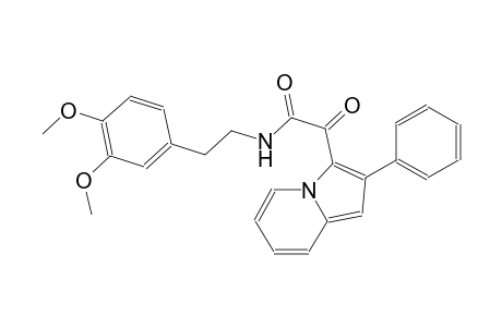3-indolizineacetamide, N-[2-(3,4-dimethoxyphenyl)ethyl]-alpha-oxo-2-phenyl-