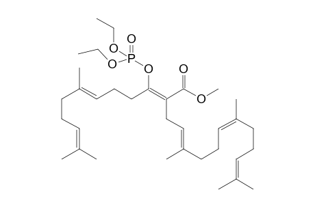 Methyl 2-(1'-diethoxyphosphoryloxy-5,9-dimethyldeca-4,8-dienoyl)-5,9,13-trimethyltetradeca-4,8,12-trienoate