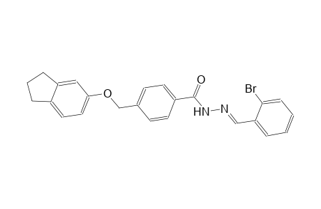 N'-[(E)-(2-bromophenyl)methylidene]-4-[(2,3-dihydro-1H-inden-5-yloxy)methyl]benzohydrazide