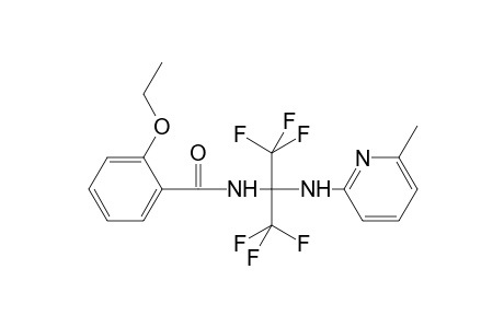 2-Ethoxy-N-{1,1,1,3,3,3-hexafluoro-2-[(6-methylpyridin-2-yl)amino]propan-2-yl}benzamide