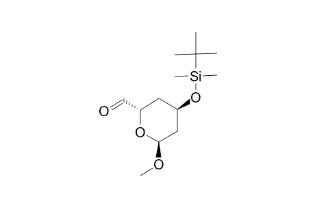 4-(R)-(TERT.-BUTYLDIMETHYLSILANYLOXY)-6-(S)-METHOXYTETRAHYDROPYRAN-2-(S)-CARBALDEHYDE