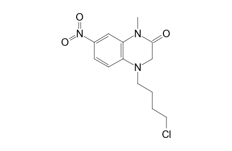 4-(4-Chlorobutyl)-1-methyl-7-nitro-3,4-dihydro-1H-quinoxalin-2-one