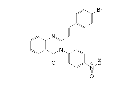 2-[(E)-2-(4-bromophenyl)ethenyl]-3-(4-nitrophenyl)-4(3H)-quinazolinone