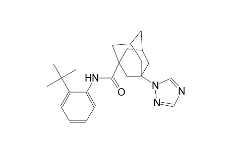 N-(2-tert-butylphenyl)-3-(1H-1,2,4-triazol-1-yl)-1-adamantanecarboxamide
