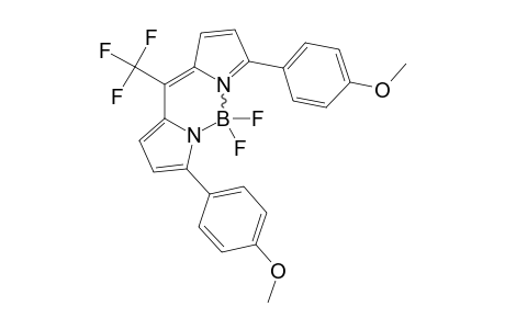 4,4-DIFLUORO-3,5-BIS-(4-METHOXYPHENYL)-8-TRIFLUOROMETHYL-4-BORA-3A,4A-DIAZA-S-INDACENE