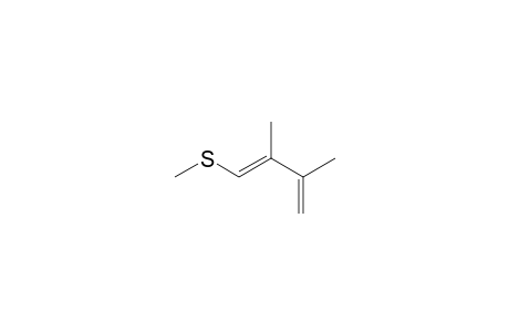 1,3-Butadiene, 2,3-dimethyl-1-(methylthio)-