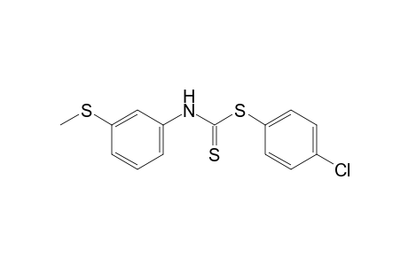 dithio-m-(methylthio)carbanilic acid, p-chlorophenyl ester