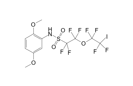 N-(5'-Iodo-3'-oxaoctafluoropentyl)sulfonyl-2,5-dimethoxyaniline