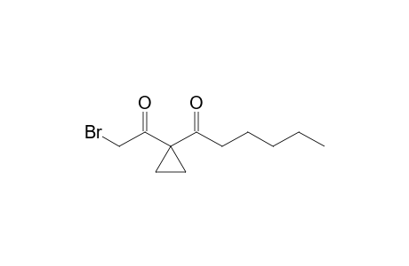 1-Bromoacetyl-1-hexanoyl-cyclopropane