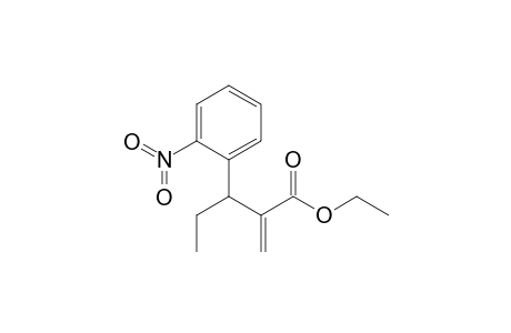 Ethyl 2-methylene-3-(2-nitrophenyl)pentanoate