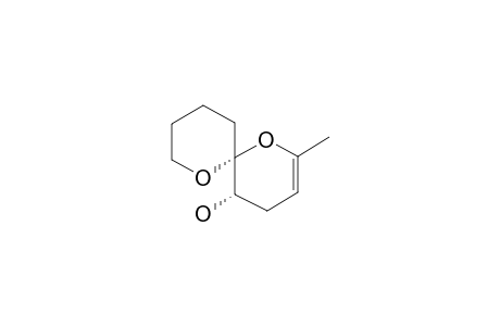 (2R*,5S*,6S*)-2-METHYL-1,7-DIOXA-SPIRO-[5.5]-UNDEC-2-EN-5-OL