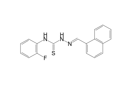 4-(o-fluorophenyl)-1-[(1-naphthyl)methylene]-3-thiosemicarbazide