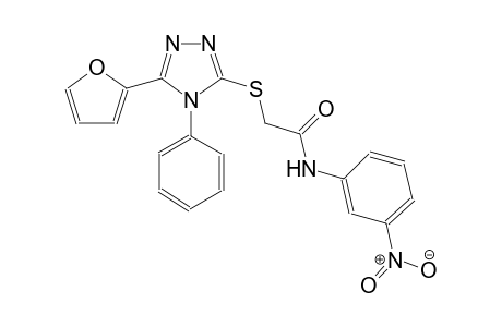 acetamide, 2-[[5-(2-furanyl)-4-phenyl-4H-1,2,4-triazol-3-yl]thio]-N-(3-nitrophenyl)-