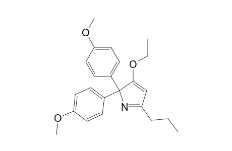 3-Ethoxy-2,2-bis(4'-methoxyphenyl)-5-propyl-2H-pyrrole