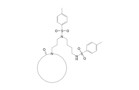 Benzenesulfonamide, 4-methyl-N-[4-[[(4-methylphenyl)sulfonyl]amino]butyl]-N-[3-(2-oxoazac yclohexadec-1-yl)propyl]-
