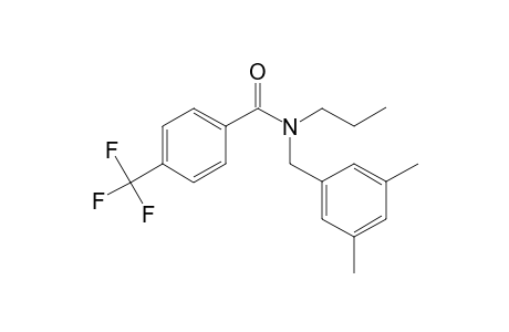 Benzamide, 4-trifluoromethyl-N-(3,5-dimethylbenzyl)-N-propyl-