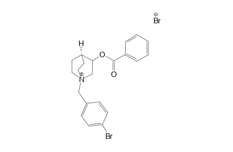 3-BENZOYLOXY-1-(4-BROMOBENZYL)-QUINUCLIDINIUM-BROMIDE