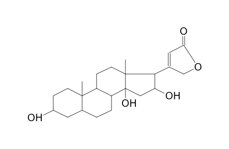 17b-(2,5-Dihydro-5-oxo-3-furyl)-5b,14b-androstane-3b,14,16b-triol