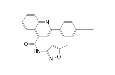 2-(4-tert-butylphenyl)-N-(5-methyl-3-isoxazolyl)-4-quinolinecarboxamide