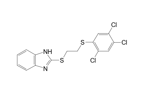 2-((2-((2,4,5-Trichlorophenyl)thio)ethyl)thio)-1H-benzo[d]imidazole