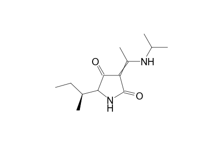 (5RS,6S)-5-sec-Butyl-3-(1-iso-propylamino)ethylidene-1H-pyrrolidine-2,4-dione