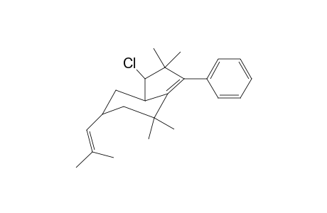 7-Chloro-2,2,8,8-tetramethyl-4-(2-methyl-1-propenyl)-9-phenylbicyclo[4.3.0]non-9-ene