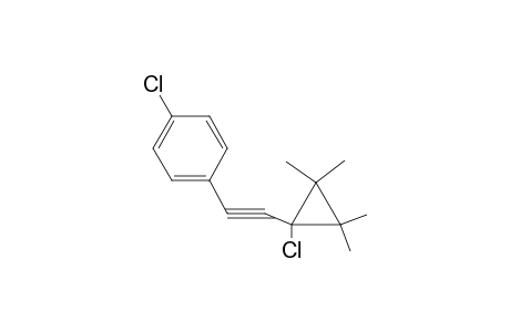 Cyclopropane, 1-chloro-1-(4-chlorophenylethynyl)-2,2,3,3-tetramethyl-