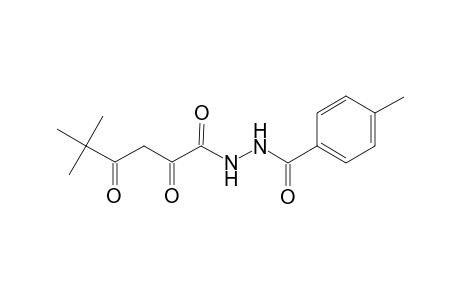 Benzhydrazide, 4-methyl-N2-(5,5-dimethyl-1,2,4-trioxohexyl)-