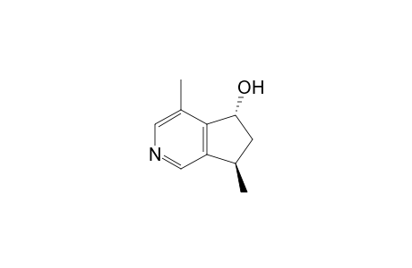 trans-4,7-Dimethyl-6,7-dihydro-5H-cyclopenta[c]pyridin-5-ol