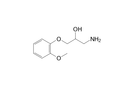 1-amino-3-(2-methoxyphenoxy)propan-2-ol