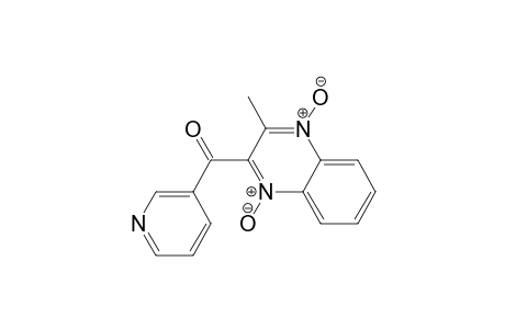 (1-keto-3-methyl-4-oxido-quinoxalin-1-ium-2-yl)-(3-pyridyl)methanone