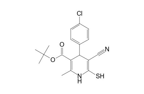 Pyridine-3-carboxylic acid, 1,4-dihydro-4-(4-chlorophenyl)-5-cyano-6-mercapto-2-methyl-, tert-butyl ester
