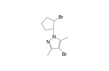 4-Bromo-2-(.alpha.-bromocyclopentyl)-3,5-dimethyl-2H-pyrazole