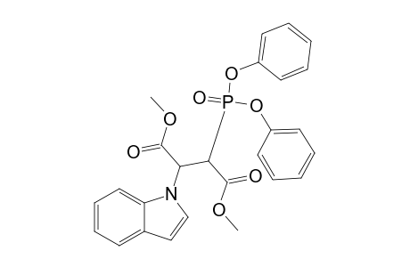 DIMETHYL-2-(DIPHENOXYPHOSPHORYL)-3-(1H-INDOL-1-YL)-SUCCINATE