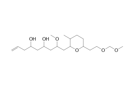 8-Methoxy-9-[6-(2-methoxymethoxyethyl)-3-methyltetrahydropyran-2-yl]non-1-ene-4,6-diol