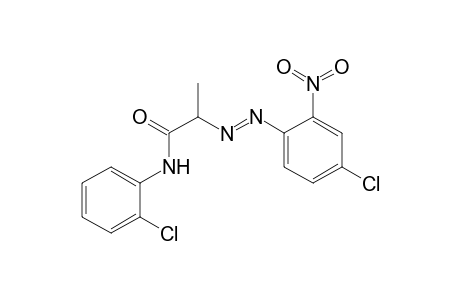 N-(Chlorophenyl)-2-(4-chloro-2-nitrophenylazo)propionamide