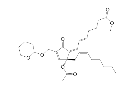 (12R)-5E,7Z-12-hydroxy-10-(tetrahydropyran-2'-yl-oxymethyl)-4-deacetylclavulone