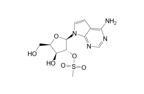 7H-Pyrrolo[2,3-d]pyrimidin-4-amine, 7-[2-O-(methylsulfonyl)-.beta.-D-xylofuranosyl]-