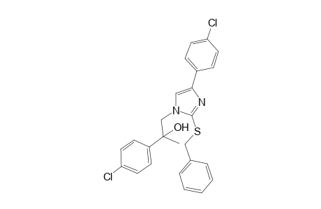 2-Benzylsulfanyl-N-[2-(p-chlorophenyl)-2-hydroxypropyl]-4-(4-chlorophenyl)imidazole